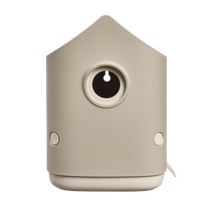 cosy bird house 18cm paddenstoel beige